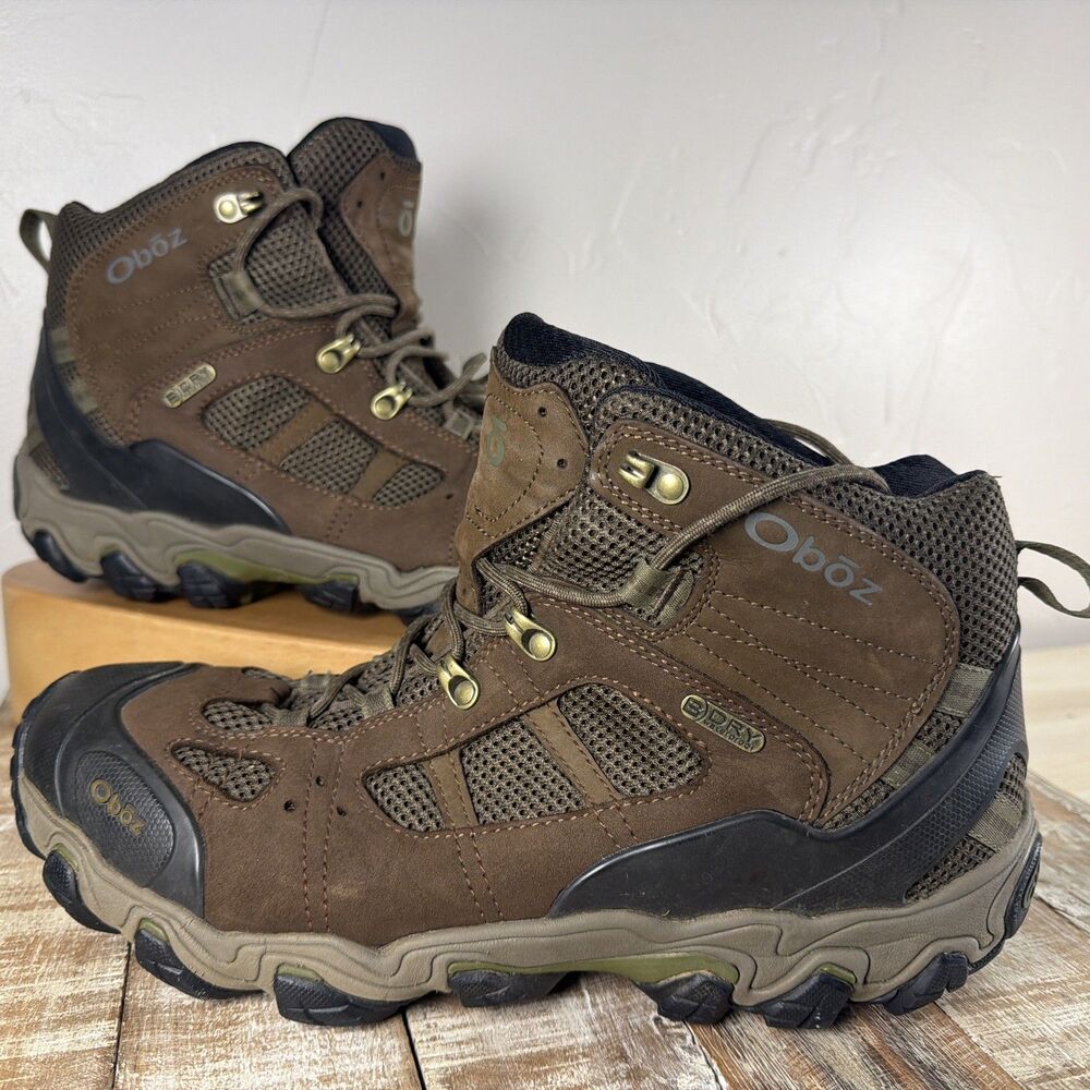 Oboz Sawtooth II Mid B-Dry Hiking Boots Brown Men’s 13